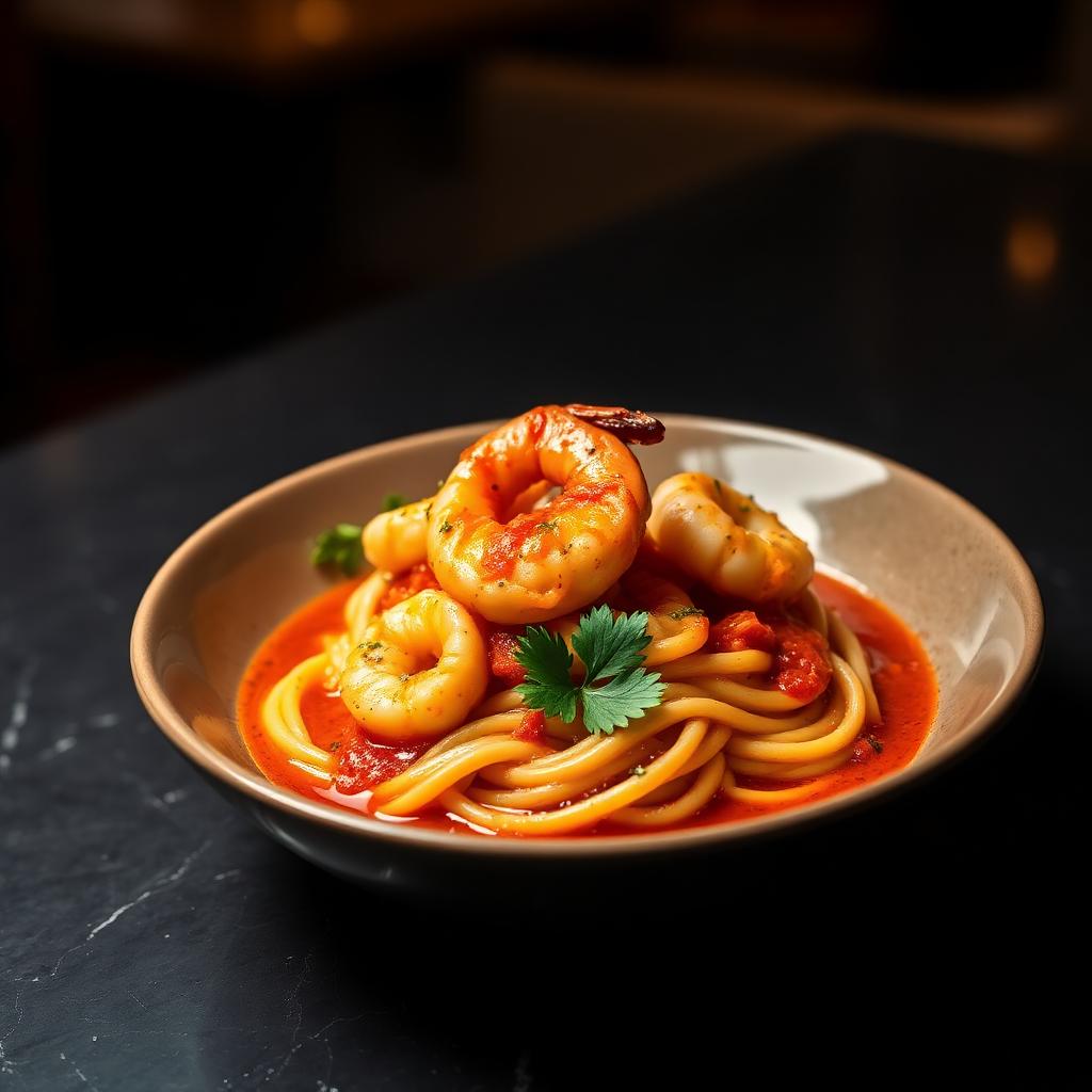 BBQ Shrimp Pasta